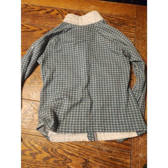 Smartwool green Houndstooth sleeve jacket sz Medium - Picture 4 of 4